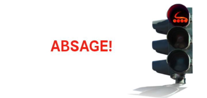 ABSAGE - Rote Ampel
